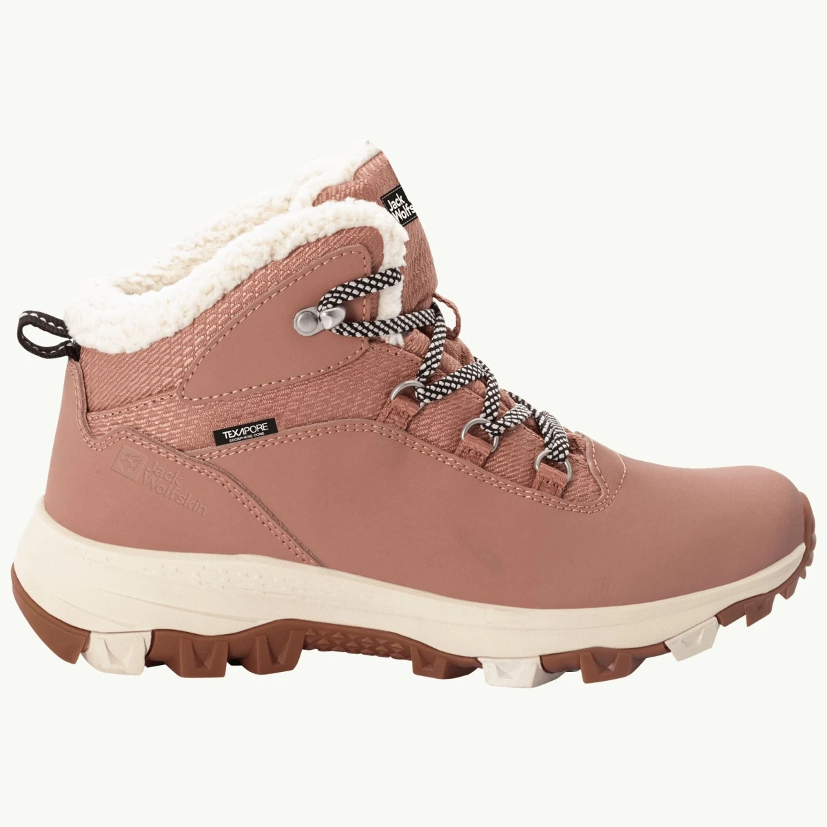 Jack Wolfskin Winterschuhe Everquest Mid Texapore (warm,wasserdicht,PFC-Frei) Rosa Damen 5 Jack Wolfskin Winterschuhe Everquest Mid Texapore (warm,wasserdicht,PFC-Frei) Rosa Damen – Bild 3
