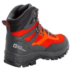 Jack Wolfskin Wanderschuhe Rebellion Guide Texapore Mid (Trekking, Wasserdicht, 100% PFC-frei) Orange/grau Herren -Jack Wolfskin Jack Wolfskin schuh Rebellion Guide Texapore 4053791 3567 4 715x715 1