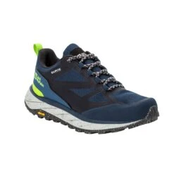 Jack Wolfskin Alltag-Travelschuhe Terraventure Texapore Low (wasserdicht, Atmungsaktiv) Darkblau Herren