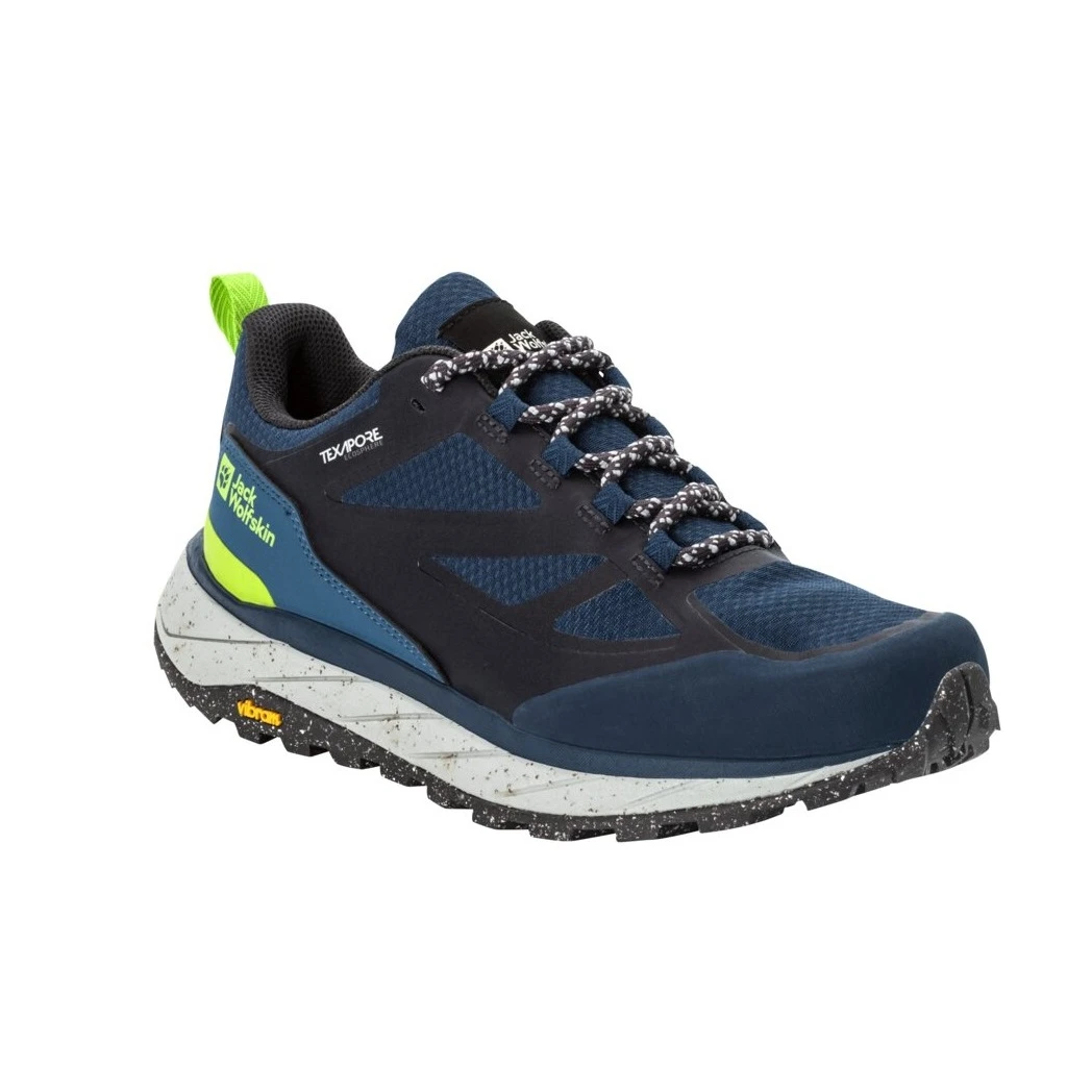 Jack Wolfskin Alltag-Travelschuhe Terraventure Texapore Low (wasserdicht, Atmungsaktiv) Darkblau Herren 3 Jack Wolfskin Alltag-Travelschuhe Terraventure Texapore Low (wasserdicht, Atmungsaktiv) Darkblau Herren
