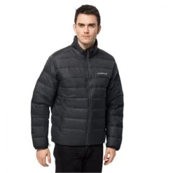 Jack Wolfskin Winter-Daunenjacke DNA Tundra (sehr Warm, Winddicht, PFC-frei) Phantomgrau Herren