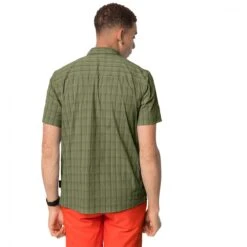 Jack Wolfskin Wander- Und Reisehemd Kurzarm Rays Grün Herren -Jack Wolfskin Jack wolfskin 1401552 8187 rays stretch vent shirt203 1200x1200 1