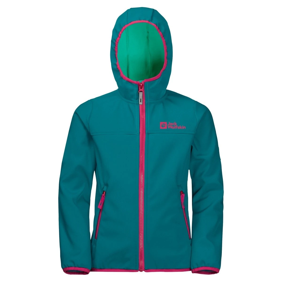 Jack Wolfskin Softshelljacke Fourwinds (wind-& Wasserabweisend) Bayblau Kinder/Jugendliche 5 Jack Wolfskin Softshelljacke Fourwinds (wind-& Wasserabweisend) Bayblau Kinder/Jugendliche – Bild 3