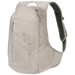 Jack Wolfskin Tagesrucksack Ancona (für Frauen, Breite Gurte, 14 Liter) Hellgrau