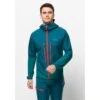 Jack Wolfskin Softshelljacke »ALPSPITZE HOODY M«, Mit Kapuze