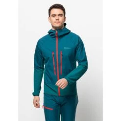 Jack Wolfskin Softshelljacke »ALPSPITZE HOODY M«, Mit Kapuze