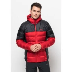 Jack Wolfskin Daunenjacke »NEBELHORN DOWN HOODY M«, Mit Kapuze