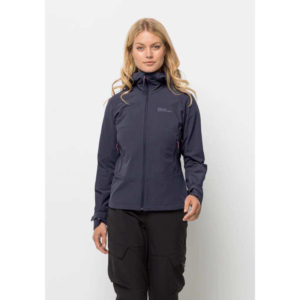 Jack Wolfskin Softshelljacke »KAMMWEG JKT W«, Mit Kapuze 3 Jack Wolfskin Softshelljacke »KAMMWEG JKT W«, Mit Kapuze