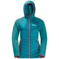 Jack Wolfskin Hybridjacke »ROUTEBURN PRO HYBRID W«, Mit Kapuze -Jack Wolfskin b276478a83b57dc87159efcd48546917