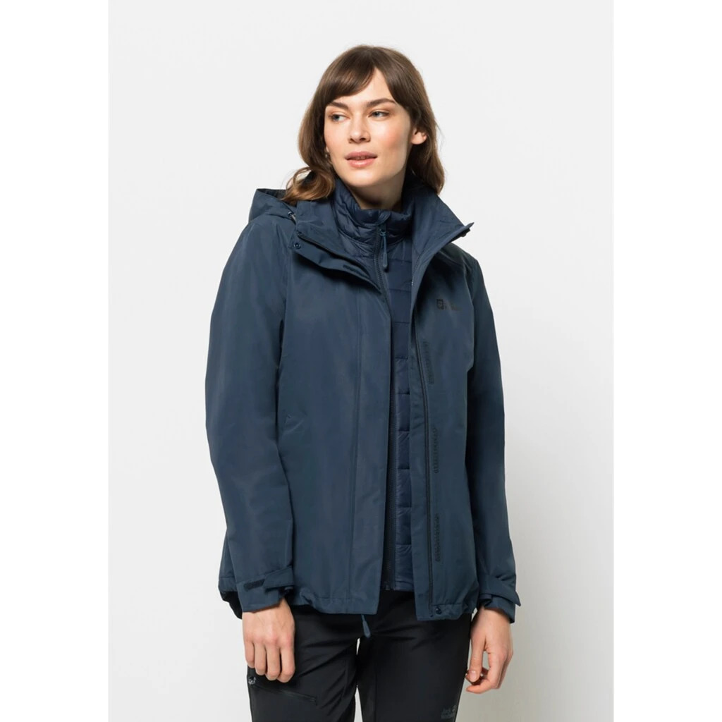 Jack Wolfskin 3-in-1-Funktionsjacke »GEISSHORN 3IN1 JKT W«, (2 Teilig), Mit Kapuze 3 Jack Wolfskin 3-in-1-Funktionsjacke »GEISSHORN 3IN1 JKT W«, (2 Teilig), Mit Kapuze