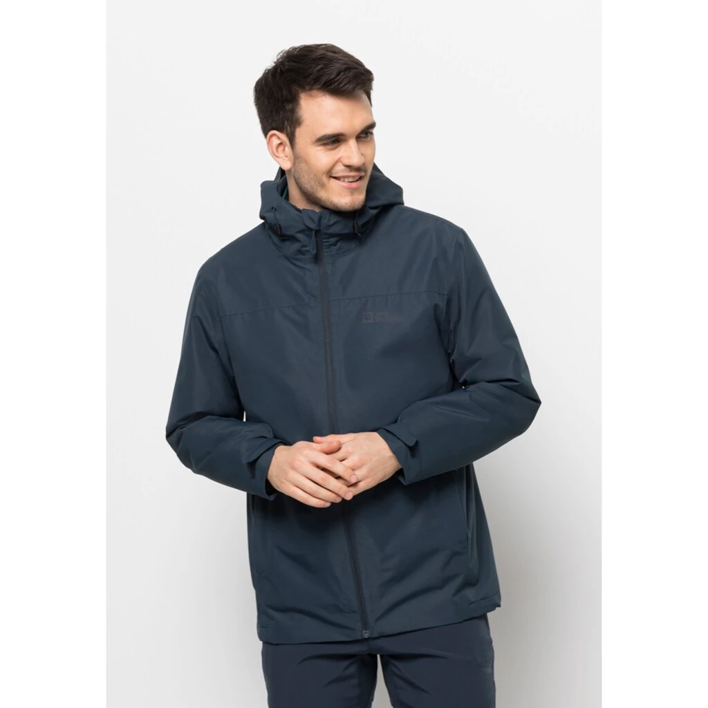 Jack Wolfskin 3-in-1-Funktionsjacke »TAUBENBERG 3IN1 JKT M«, (2 Teilig), Mit Kapuze 3 Jack Wolfskin 3-in-1-Funktionsjacke »TAUBENBERG 3IN1 JKT M«, (2 Teilig), Mit Kapuze