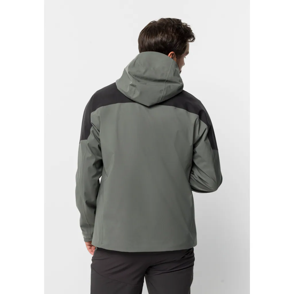 Jack Wolfskin Trekkingjacke »KAMMWEG 2L JKT M«, Mit Kapuze 4 Jack Wolfskin Trekkingjacke »KAMMWEG 2L JKT M«, Mit Kapuze – Bild 2