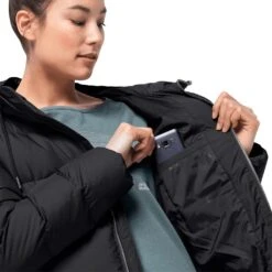 Jack Wolfskin Winter-Daunenmantel Crystal Palace Coat (winddicht, PFC-frei) Schwarz Damen -Jack Wolfskin jack Wolfskin 1204131 6000 crystal palace coat black203 1024x1024 1