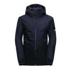 Jack Wolfskin Winterjacke Spirit 2L (wasser- Und Winddicht, Atmungsaktiv, Robust) 2022 Nachtblau Kinder (164-176)