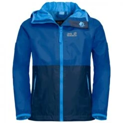 Jack Wolfskin Regenjacke Rainy (wind- Und Wasserdicht) Coastalblau Kinder