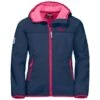 Jack Wolfskin Softshelljacke Fourwinds (wind-& Wasserabweisend) Indigoblau Kinder