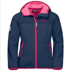 Jack Wolfskin Softshelljacke Fourwinds (wind-& Wasserabweisend) Indigoblau Kinder