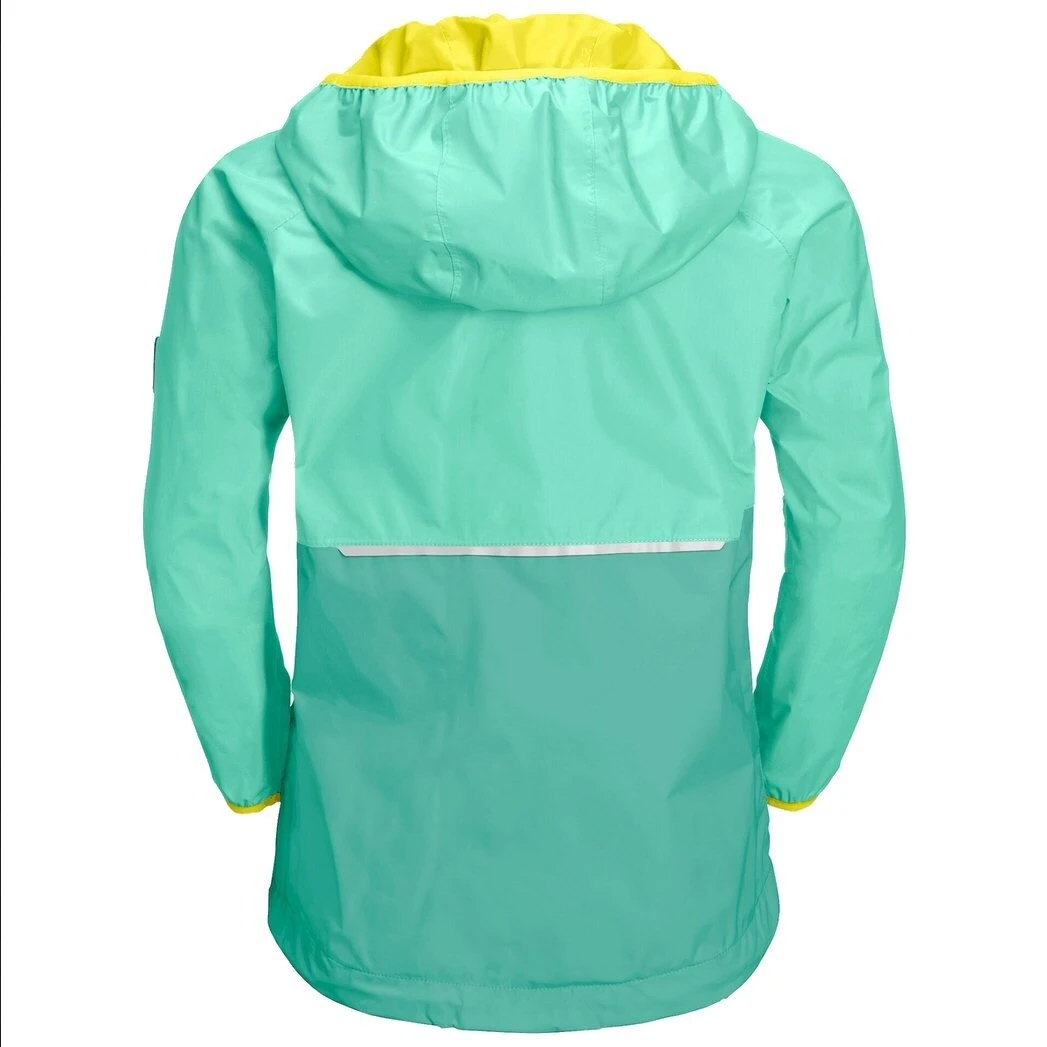 Jack Wolfskin Regenjacke Rainy (wind- Und Wasserdicht) Teal/mint Kinder 4 Jack Wolfskin Regenjacke Rainy (wind- Und Wasserdicht) Teal/mint Kinder – Bild 2